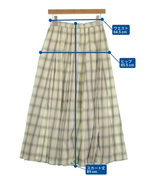 Dessin（デッサン）ロング・マキシ丈スカート 白 サイズ:3(L位) レディース/2200649435425