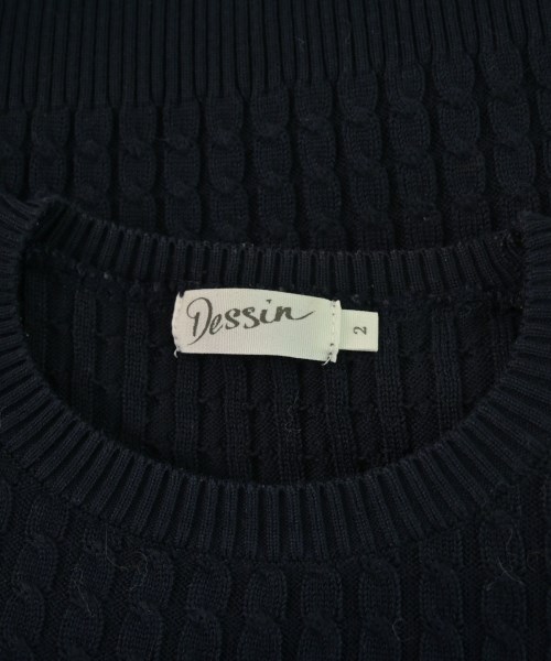 Dessin（デッサン）ニット・セーター 紺 サイズ:2(M位) レディース/2200649435487