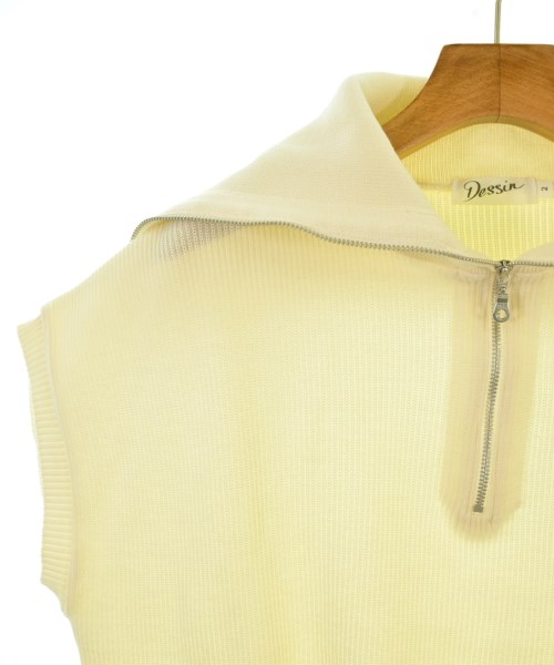 Dessin（デッサン）ベスト/ノースリーブ 白 サイズ:2(M位) レディース/2200649435500