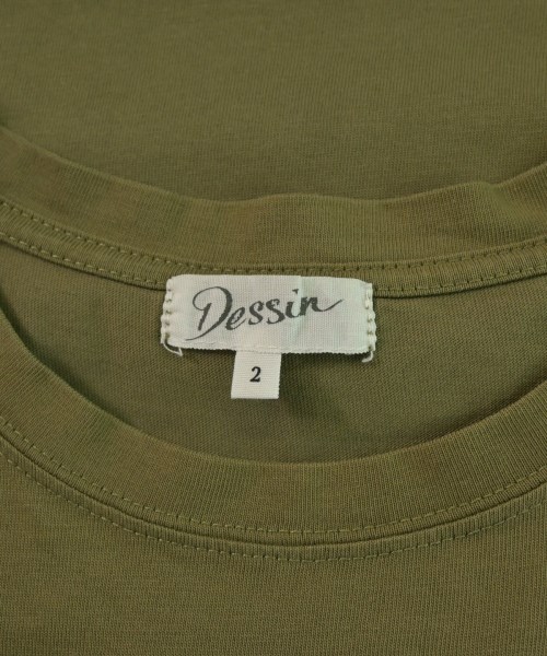 Dessin（デッサン）Tシャツ・カットソー カーキ サイズ:2(M位) レディース/2200649435548
