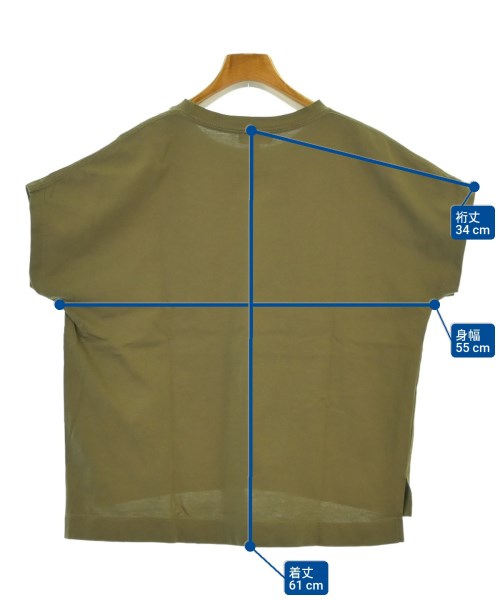 Dessin（デッサン）Tシャツ・カットソー カーキ サイズ:2(M位) レディース/2200649435548