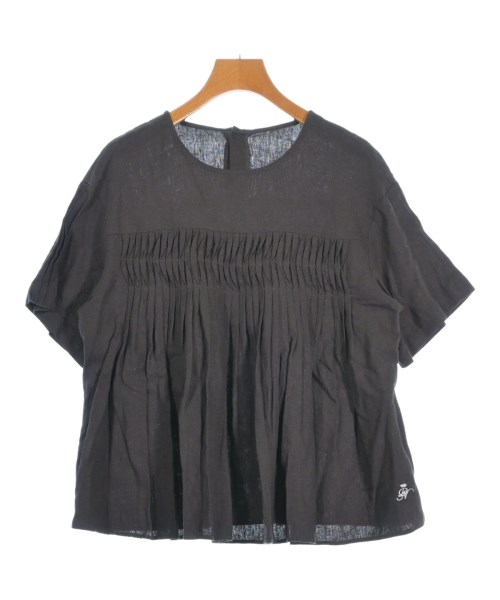 Dessin(デッサン)ブラウス 茶 サイズ:2(M位)/2200649435586