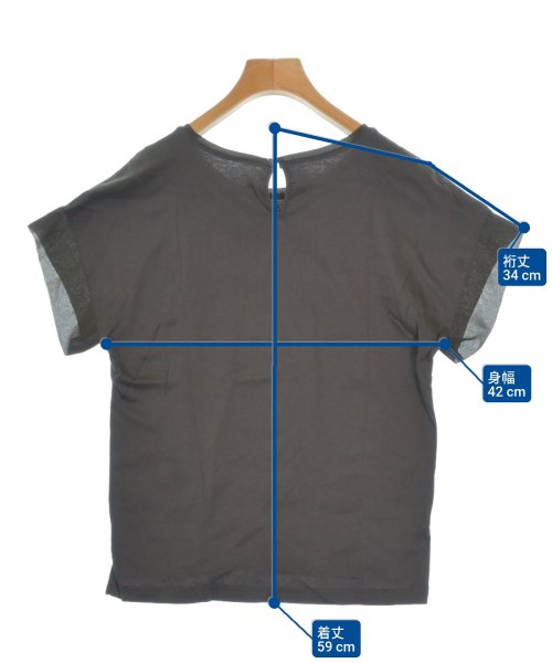 Dessin（デッサン）Tシャツ・カットソー 茶 サイズ:2(M位) レディース/2200651475105