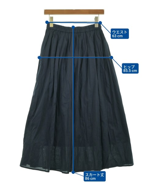 Dessin（デッサン）ロング・マキシ丈スカート 紺 サイズ:2(M位) レディース/2200651475136