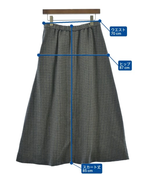 Dessin（デッサン）ロング・マキシ丈スカート グレー サイズ:L レディース/2200653802091