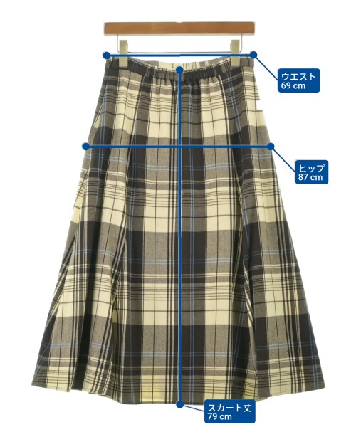 Dessin（デッサン）ロング・マキシ丈スカート 白 サイズ:3(L位) レディース/2200653802121