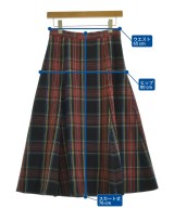 Dessin（デッサン）ロング・マキシ丈スカート 赤 サイズ:2(M位) レディース/2200657024031