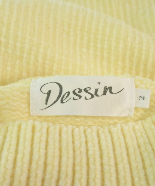 Dessin（デッサン）ニット・セーター 黄 サイズ:2(M位) レディース/2200657024055