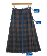 Dessin（デッサン）ロング・マキシ丈スカート 茶 サイズ:1(S位) レディース/2200657285104