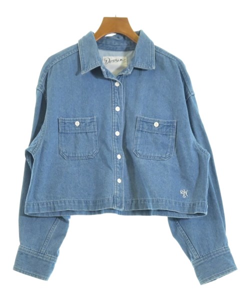 Dessin(デッサン)カジュアルシャツ 青 サイズ:3(L位)/2200655261032
