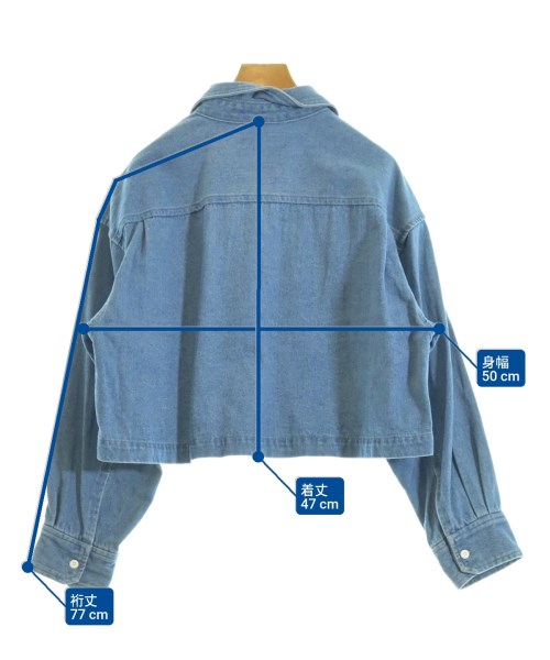 Dessin（デッサン）カジュアルシャツ 青 サイズ:3(L位) レディース/2200655261032