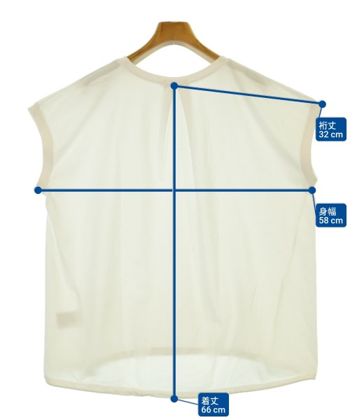 Dessin（デッサン）ノースリーブ 白 サイズ:3(L位) レディース/2200655261155