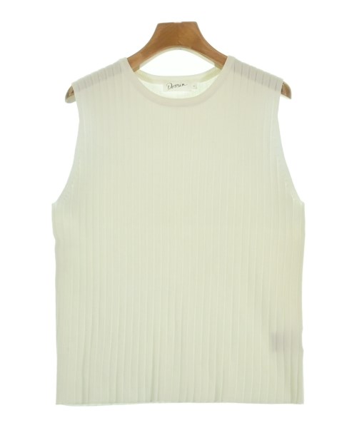 Dessin(デッサン)ベスト/ノースリーブ 白 サイズ:3(L位)/2200655261162
