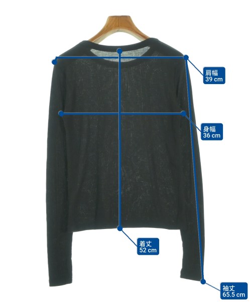 Dessin（デッサン）Tシャツ・カットソー 黒 サイズ:2(M位) レディース/2200655261186