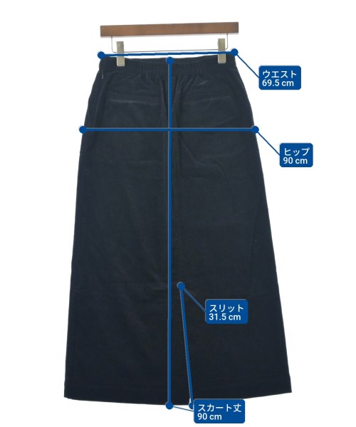Dessin（デッサン）ロング・マキシ丈スカート 紺 サイズ:2(M位) レディース/2200660375052