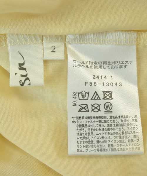 Dessin（デッサン）Tシャツ・カットソー 黄 サイズ:2(M位) レディース/2200705963183
