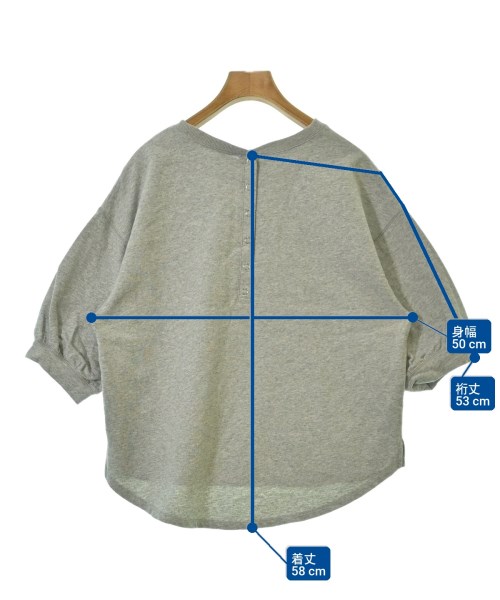Dessin（デッサン）Tシャツ・カットソー グレー サイズ:1(S位) レディース/2200714385181