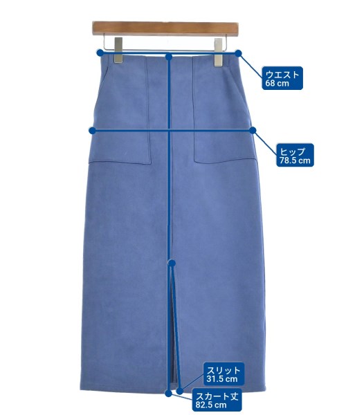 Dessin（デッサン）ロング・マキシ丈スカート 青 サイズ:1(S位) レディース/2200647352052