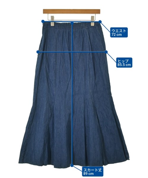 Dessin（デッサン）ロング・マキシ丈スカート 紺 サイズ:3(L位) レディース/2200648436065
