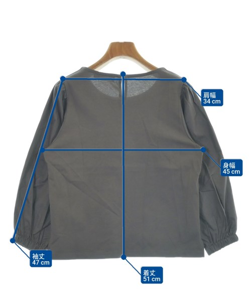 Dessin（デッサン）Tシャツ・カットソー グレー サイズ:1(S位) レディース/2200649085026