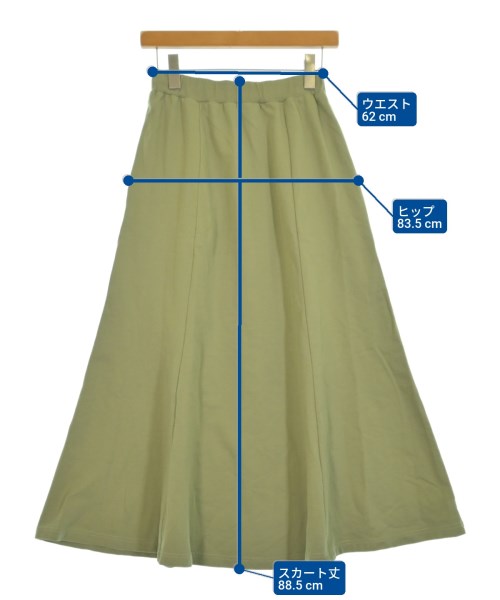 Dessin（デッサン）ロング・マキシ丈スカート カーキ サイズ:1(S位) レディース/2200646217161