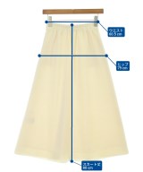 Dessin（デッサン）ロング・マキシ丈スカート 白 サイズ:0(XS位) レディース/2200649488018