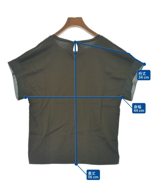 Dessin（デッサン）Tシャツ・カットソー カーキ サイズ:3(L位) レディース/2200694868063