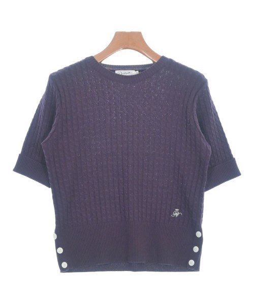 Dessin(デッサン)ニット・セーター 紫 サイズ:2(M位)/2200661168042