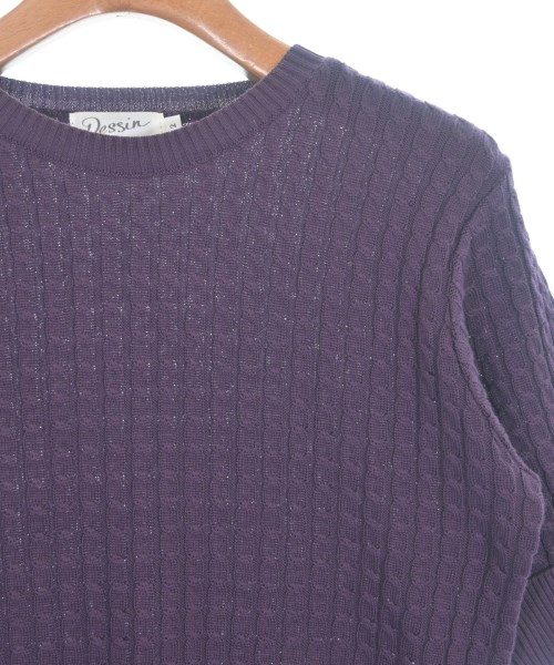 Dessin（デッサン）ニット・セーター 紫 サイズ:2(M位) レディース/2200661168042