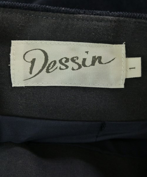 Dessin（デッサン）ひざ丈スカート 紺 サイズ:1(S位) レディース/2200664803018