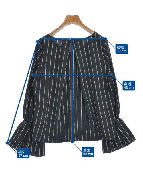 Dessin（デッサン）ブラウス 紺 サイズ:2(M位) レディース/2200667837041