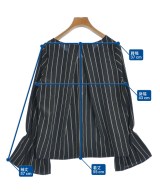 Dessin（デッサン）ブラウス 紺 サイズ:2(M位) レディース/2200667837041