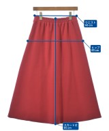 Dessin（デッサン）ロング・マキシ丈スカート 赤 サイズ:3(L位) レディース/2200667435032