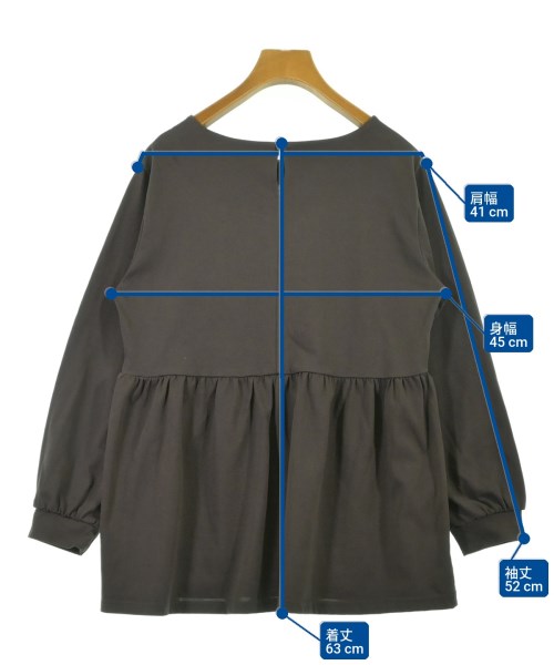 Dessin（デッサン）Tシャツ・カットソー 茶 サイズ:2(M位) レディース/2200736995030
