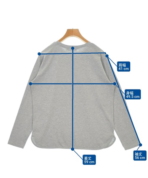Dessin（デッサン）Tシャツ・カットソー グレー サイズ:1(S位) レディース/2200702598364