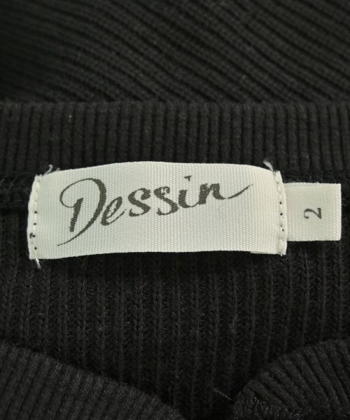 Dessin（デッサン）Tシャツ・カットソー 黒 サイズ:2(M位) レディース/2200684119014