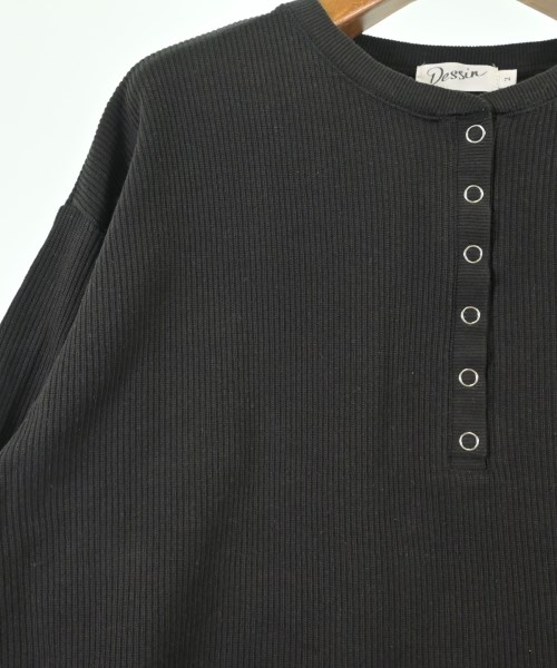 Dessin（デッサン）Tシャツ・カットソー 黒 サイズ:2(M位) レディース/2200684119014