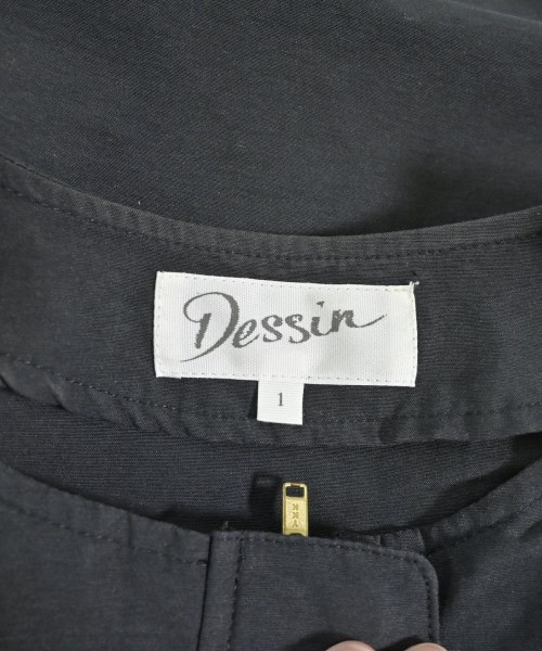 Dessin（デッサン）ノーカラージャケット 黒 サイズ:1(S位) レディース/2200683986037