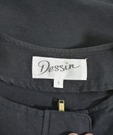 Dessin（デッサン）ノーカラージャケット 黒 サイズ:1(S位) レディース/2200683986037
