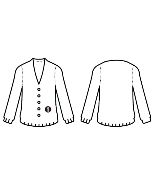 crepuscule（クレプスキュール）カーディガン 黒 サイズ:2(M位) メンズ/2200636143043