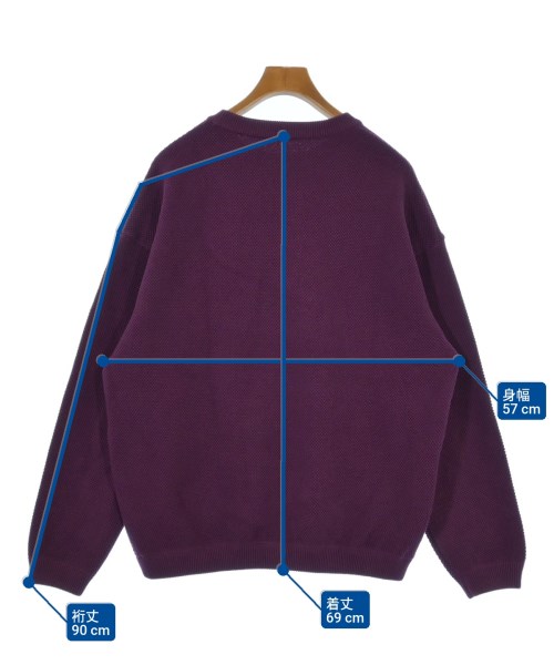 crepuscule（クレプスキュール）ニット・セーター 紫 サイズ:2(M位) メンズ/2200639433028