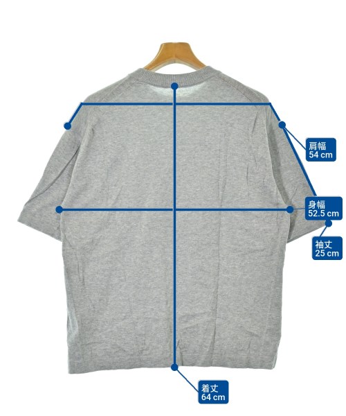 crepuscule（クレプスキュール）ニット・セーター グレー サイズ:1(S位) メンズ/2200622282169