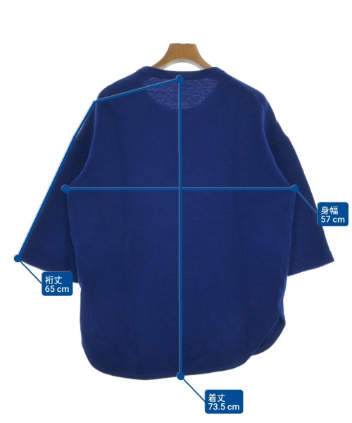 crepuscule（クレプスキュール）Tシャツ・カットソー 青 サイズ:1(S位) メンズ/2200622531083
