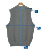 crepuscule（クレプスキュール）ベスト 青 サイズ:2(M位) メンズ/2200623277072