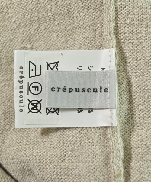 crepuscule（クレプスキュール）ニット・セーター ベージュ サイズ:1(S位) メンズ/2200677062082