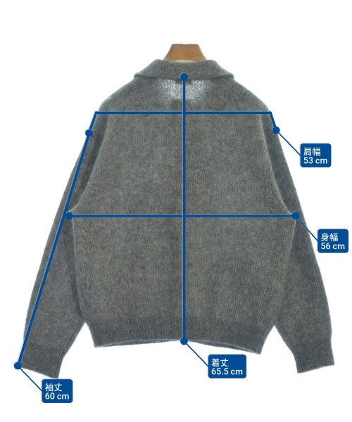 crepuscule（クレプスキュール）カーディガン グレー サイズ:1(S位) メンズ/2200647182031