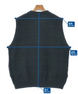 crepuscule（クレプスキュール）ベスト 黒 サイズ:1(S位) メンズ/2200648788027