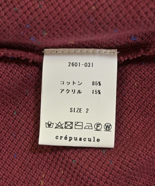 crepuscule（クレプスキュール）Tシャツ・カットソー 赤 サイズ:2(M位) メンズ/2200722289013
