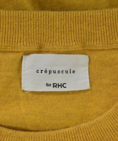 crepuscule（クレプスキュール）Tシャツ・カットソー 黄 サイズ:F レディース/2200704800328