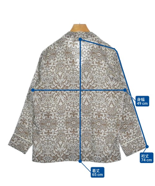 RAINMAKER（レインメーカー）カジュアルシャツ 茶 サイズ:1(S位) メンズ/2200670781027